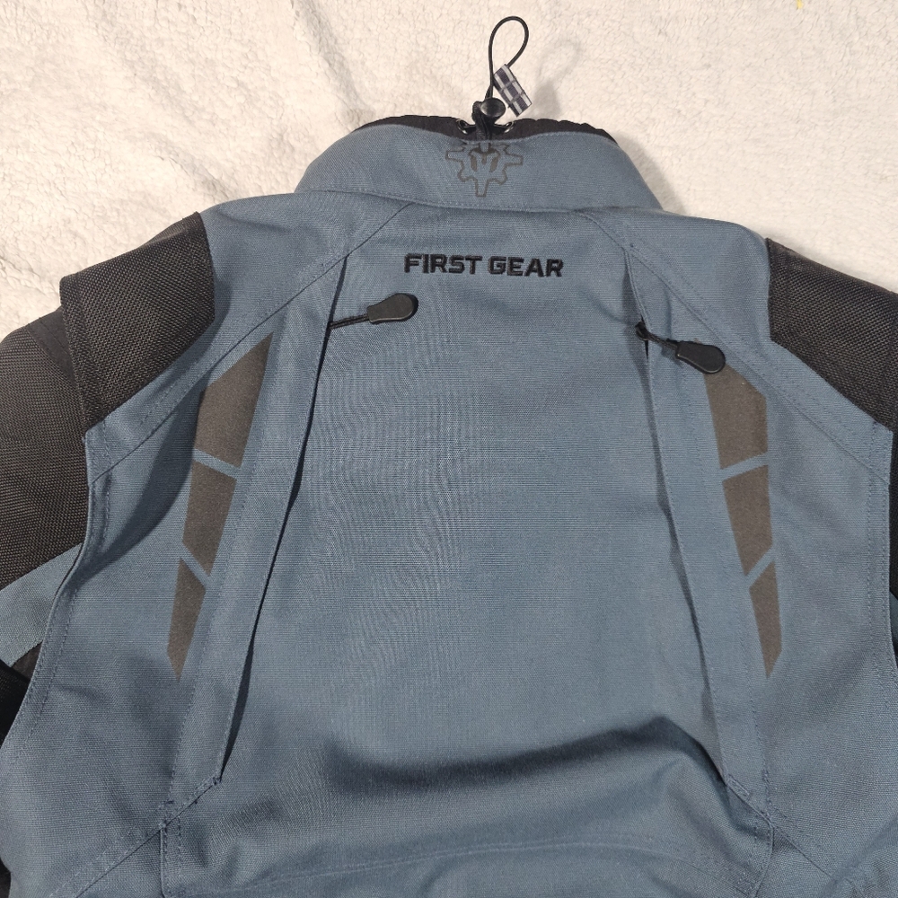 Firstgear Kilimanjaro Sport Motorcycle Jacket Zip Pockets Padded Mens S - Picture 10 of 12